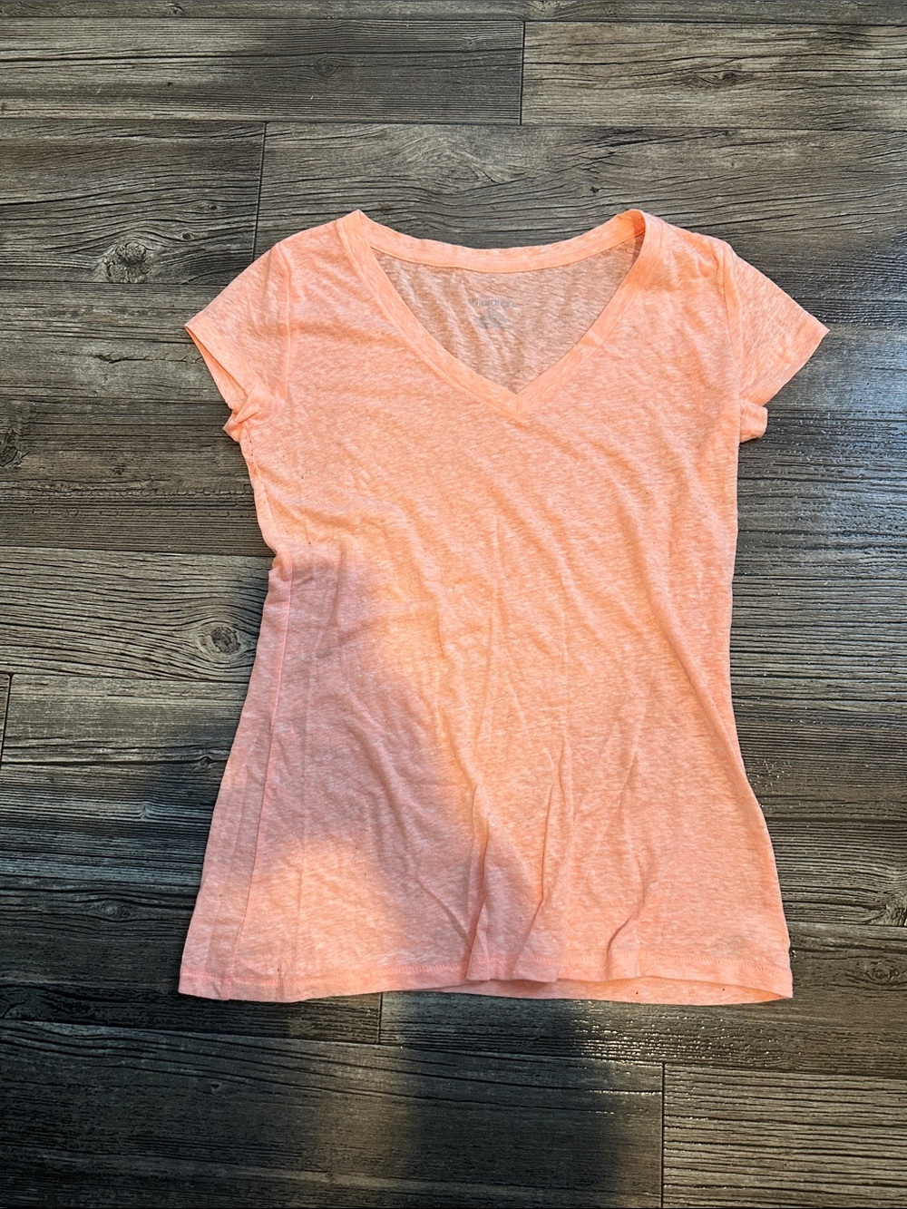 Bright orange basic tee - Picture 3 of 4